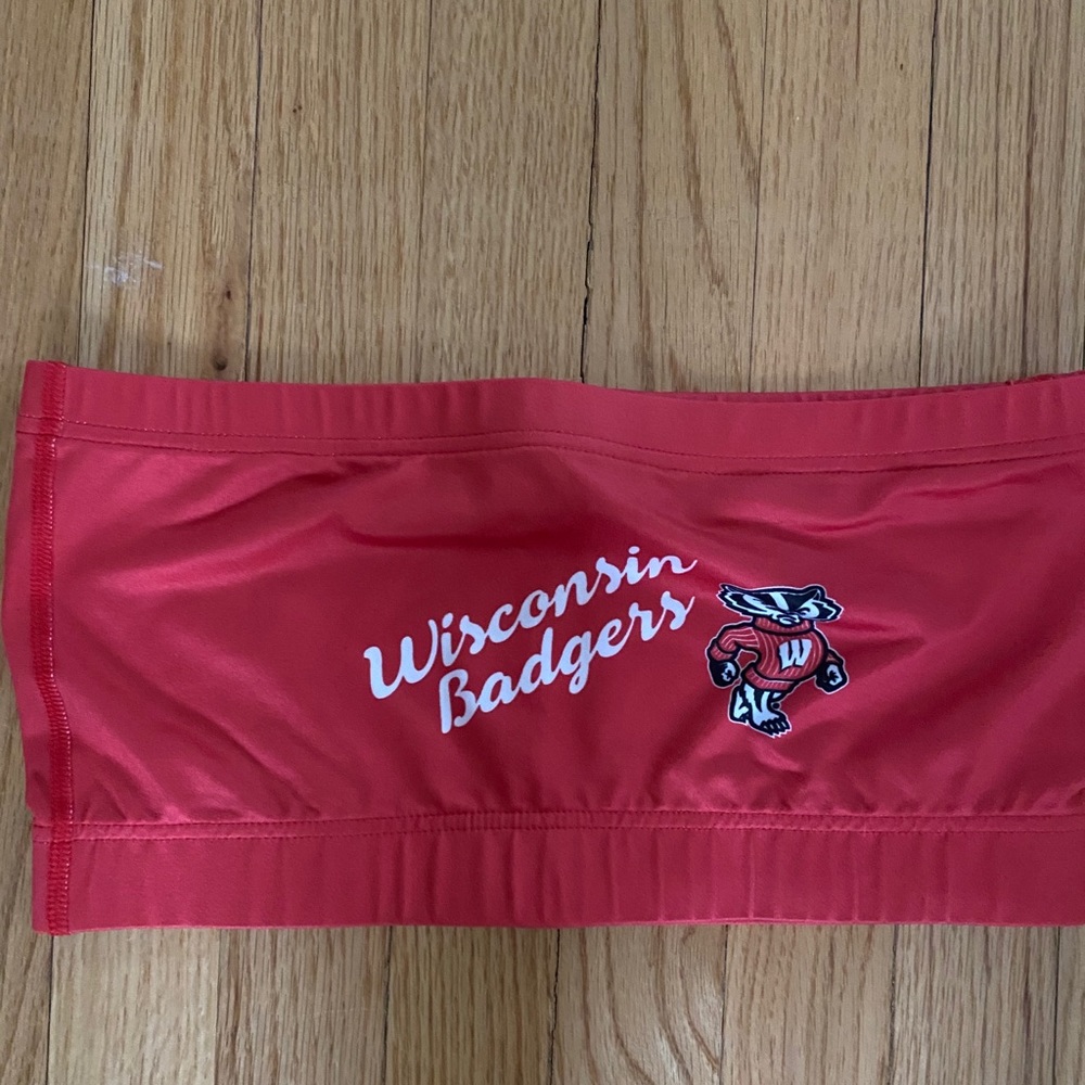 Wisconsin bandeau top